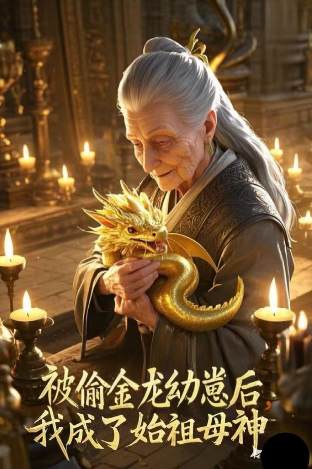 被偷金龙幼崽后我成了始祖母神 2024 短剧 海报