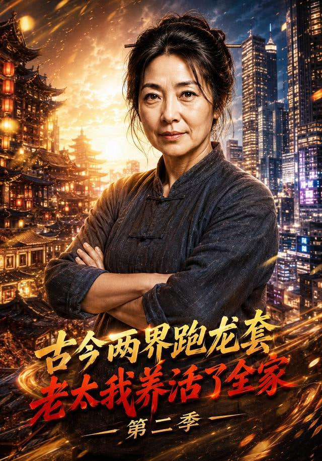 古今两界跑龙套，老太我养活了全家第二季 2026 短剧 海报